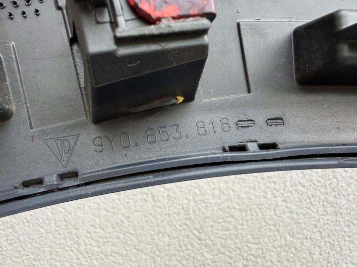 PORSCHE CAYENNE (9Y0 9Y3) MOULURE GARDE-BOUE AVANT 9Y0853818