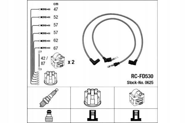 SET WIRES IGNITION FORD GRANADA SIERRA 2 photo 2 - milautoparts-fr.ukrlive.com