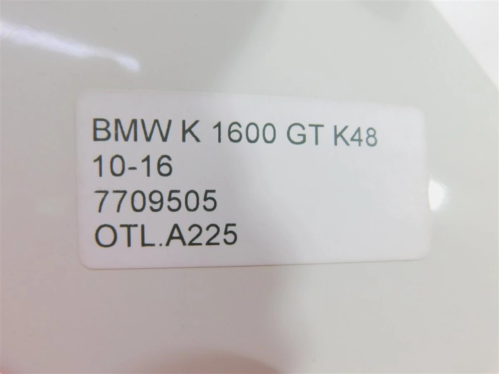 QUEUE DÉFLECTEUR D'AIR ARRIÈRE GAUCHE BMW K 1600 GT K48 10-16 7709505