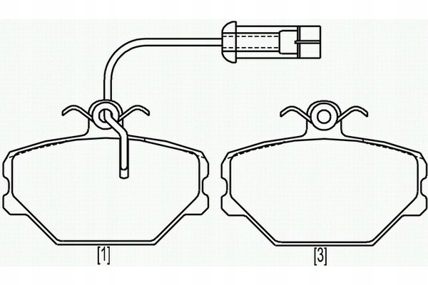 BREMBO DROIT 23 044 KIT PLAQUETTES FREINS FREINS DISQUE