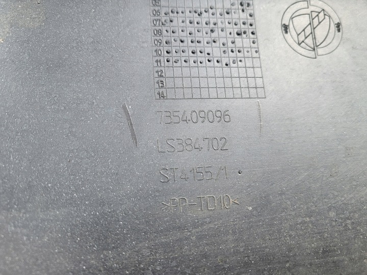 PARE-CHOCS AVANT AVANT FIAT GRANDE PUNTO OE