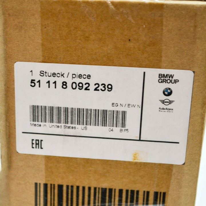 BMW X6 G06 M AVANT PARE-CHOCS GAUCHE MOULURE ANTIBROUILLARD 51118092239