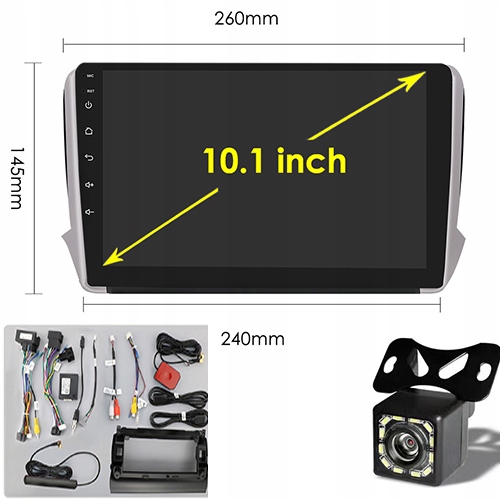 RADIO NAVEGACIÓN GPS PEUGEOT 208 / 2008 2012-2019 