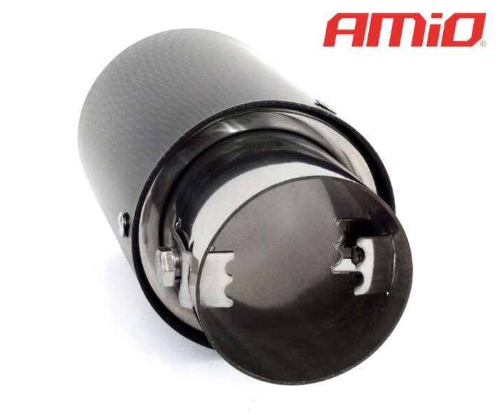 EMBOUT SILENCIEUX ÉCHAPPEMENT ACIER INOXYDABLE MT 016C CARBONE AMIO 01316