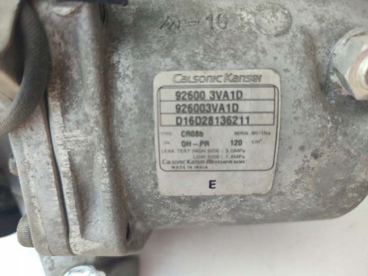 COMPRESSEUR DE CLIMATISATION NISSAN MICRA IV K13 LIFT 1.2B 926003VA1D 75 MILLE AVANT