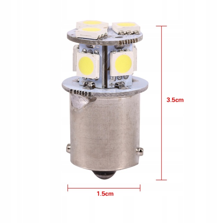 12V PHARE PIED LED FEUX FREIN AUTOMOBILE BA15S 1156 BLANC