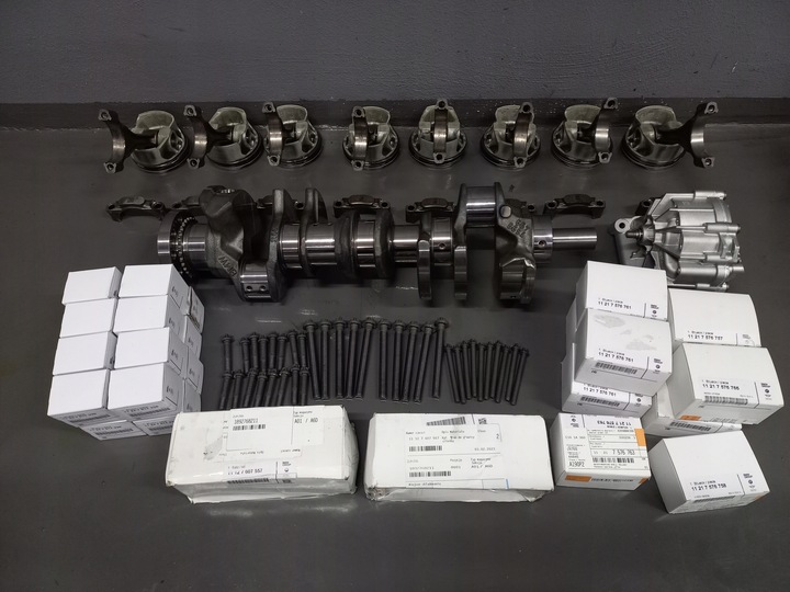 ENGINE BMW N63B44BB 4.4 V8 SHAFT WITH BMW 12M GWARANC 