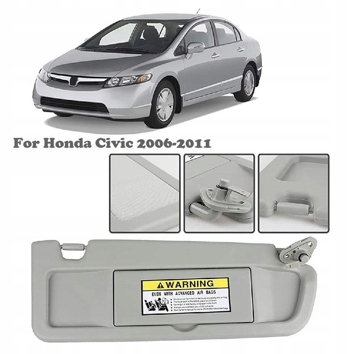 PROTECCIÓN ANTISOLAR AL AÑOS 2006-2011 HONDA CIVIC 83280-SNA-A01ZB N2N5 