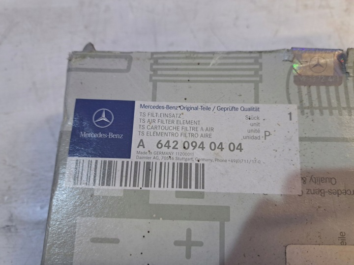 MERCEDES-BENZ C W203 2006 FILTRE AIR