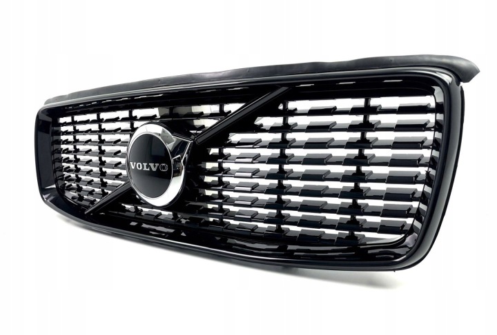 GRILLE CALANDRE VOLVO XC90 15-20 R-DESIGN NOIR BRILLANT SANS CAMÉRAS 360