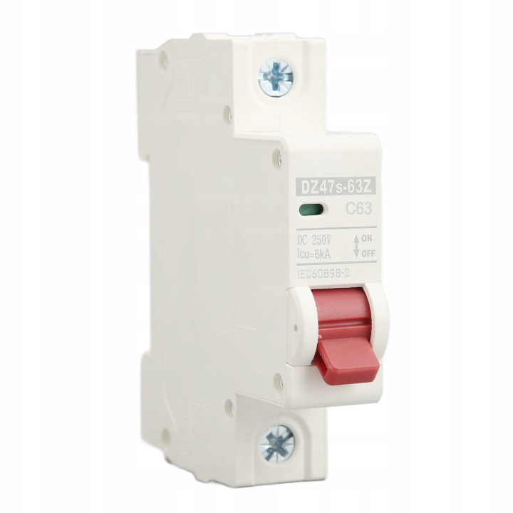 MINIATUROWY INTERRUPTEUR AUTOMATIQUE ISOLATEUR OBWODU COURANT STALEGO DZ47S 63Z