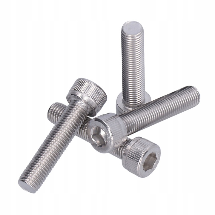 KIT VIS SZESCIOKATNYCH 4 PIÈCES A2 BOUCHON DOUILLES AVEC ACIER INOXYDABLE BOULONS M10X45