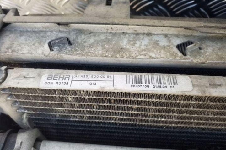ENSEMBLE RADIATEURS MERCEDES-BENZ M (W164) A2515000503 3.0L DIESEL 165KW 2008