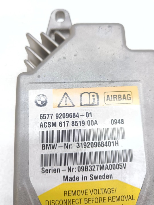 BMW 7 F01 F02 F03 F04 2010 CONTRÔLEUR MODULE AIRBAG