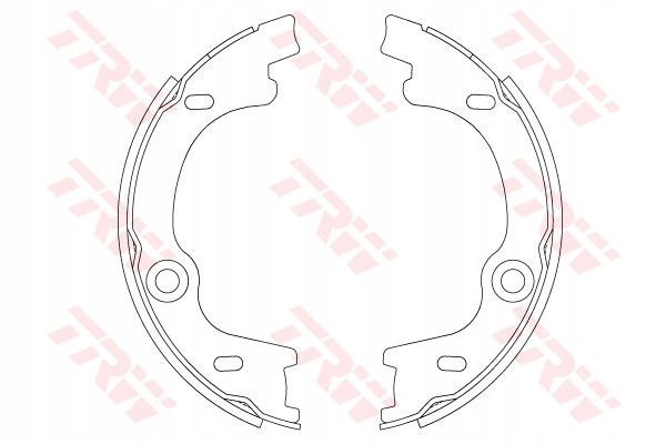 ZAPATAS DE TAMBOR DE FRENADO TRW GS8807 583501DA00 