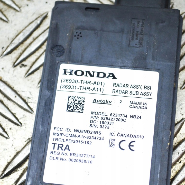 HONDA ODYSSEY 2019 MODULE MORT ZONES