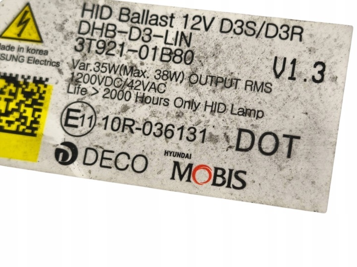 PROJECTEUR AVANT CÔTÉ DROITE HYUNDAI SANTA FE 3T92101B80