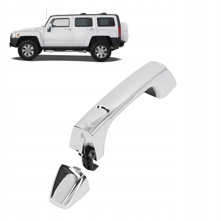 AGARRADERO EXTERIOR CROMO HUMMER H3 2006-2010 