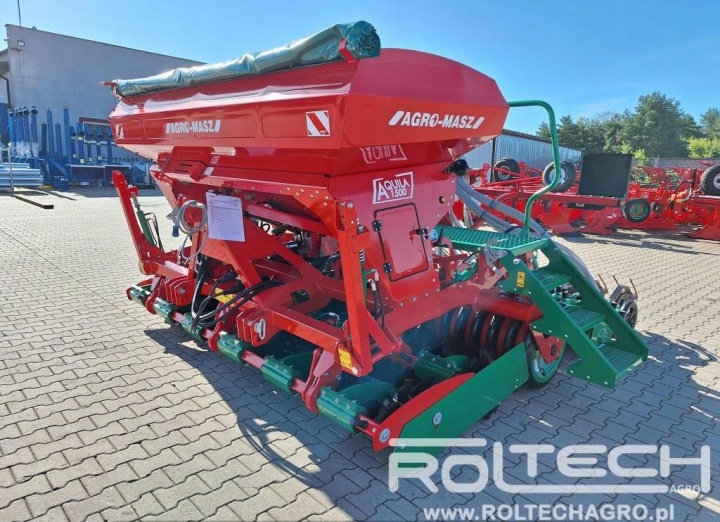 SEMOIR ZBOZOWY AQUILA DISC COMPACT 30 3,0M AGRO-MASZ AD40 ARBRE CAOUTCHOUC 560MM