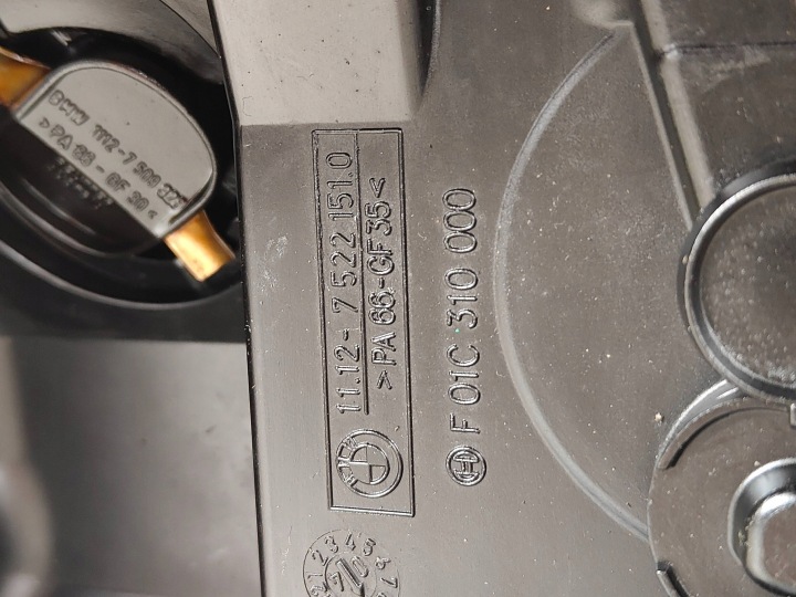 BMW E60 E63 E64 E65 E53 E70 3.5I 4.4I 4.5I 4.8I N62 COUVERCLE DE SOUPAPES 7522151