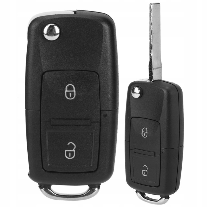 INTELLIGENT TÉLÉCOMMANDE AUTOMOBILE 433 MHZ 2 BOUTONS AVEC CHIPEM ID48 7V