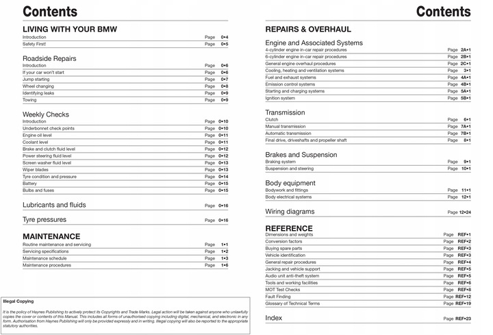 REPARACIÓN I BUDOWA COCHE BMW SERII 3 E46 320I ( 98-06 ) MANUAL HAYNES 