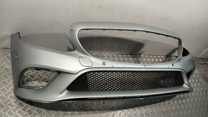 PARE-CHOCS AVANT GRILLE CHROME MERCEDES C CLASSE DANS 205 LIFT 18-21 ORIGINAL PDC