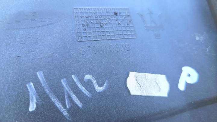 MOULURE SEUIL SEUIL PROTECTION SEUIL DROITE MASERATI QUATTROPORTE GTS 2013-