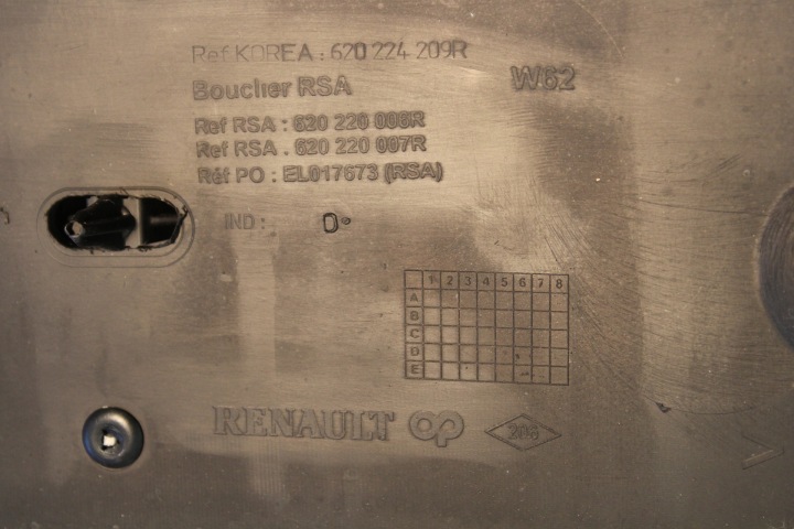 ORIGINE PARE-CHOCS AVANT RENAULT MASTER III 3
