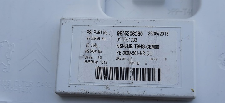 COMPTEUR TABLEAU DE BORD COMPTEUR DE VITESSE PEUGEOT 308 T9 9825206280