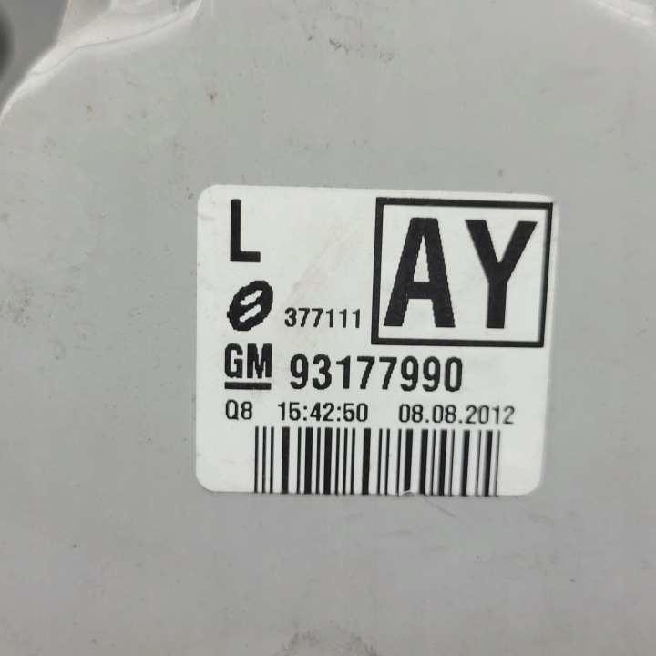 OPEL SIGNUM PHARE ARRIÈRE ARRIÈRE DROITE 13159861AY EUROPE