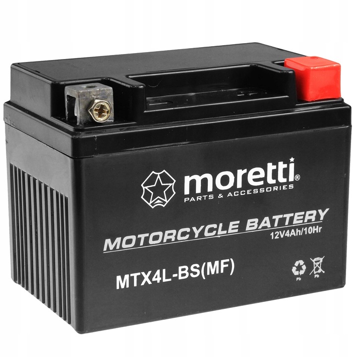 BATERÍA PARA MOTOCICLETA ZELOWY MORETTI MTX4L-BS 