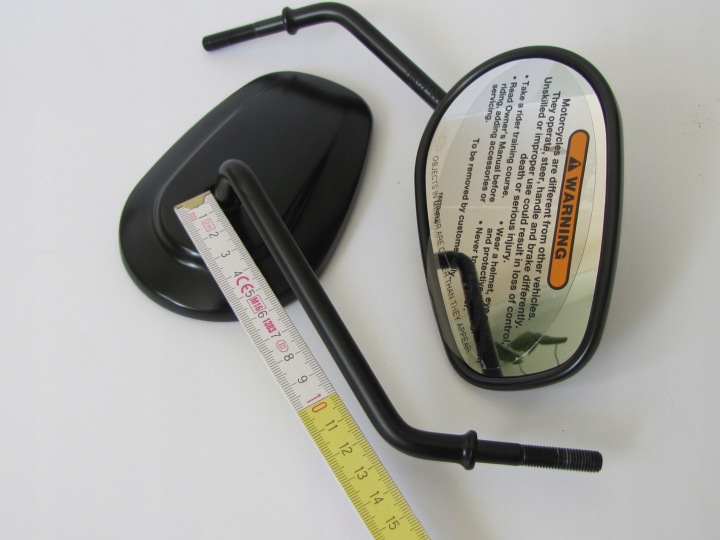 RÉTROVISEURS RÉTROVISEUR ORIGINE NOIR LONG 91909-03, 91910-03 HARLEY OEM