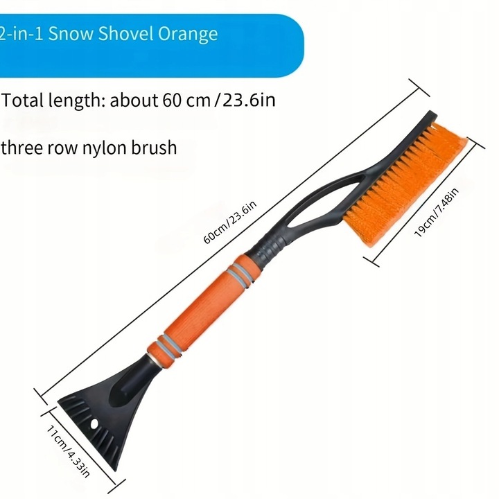 LOPATA PARA USUWANIA SNIEGU EN SAMOCHODZIE, ESCOBILLA PARA ODSNIEZANIA COCHE 