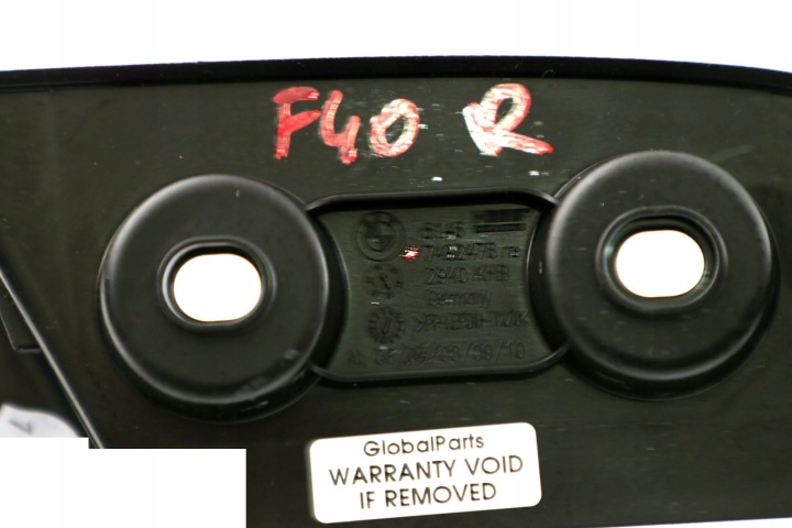 BMW F40 PROTECTION PANNEAUX COUVERCLES DE COFFRE NOIRE 7492476