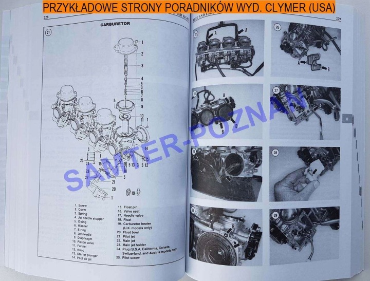 HONDA CR250R CR500R 1988-01 INSTRUCTION RÉPARATION 24H