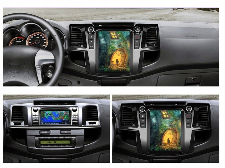 RADIO NAVEGACIÓN GPS TOYOTA HILUX 2005-2014 ANDROID 