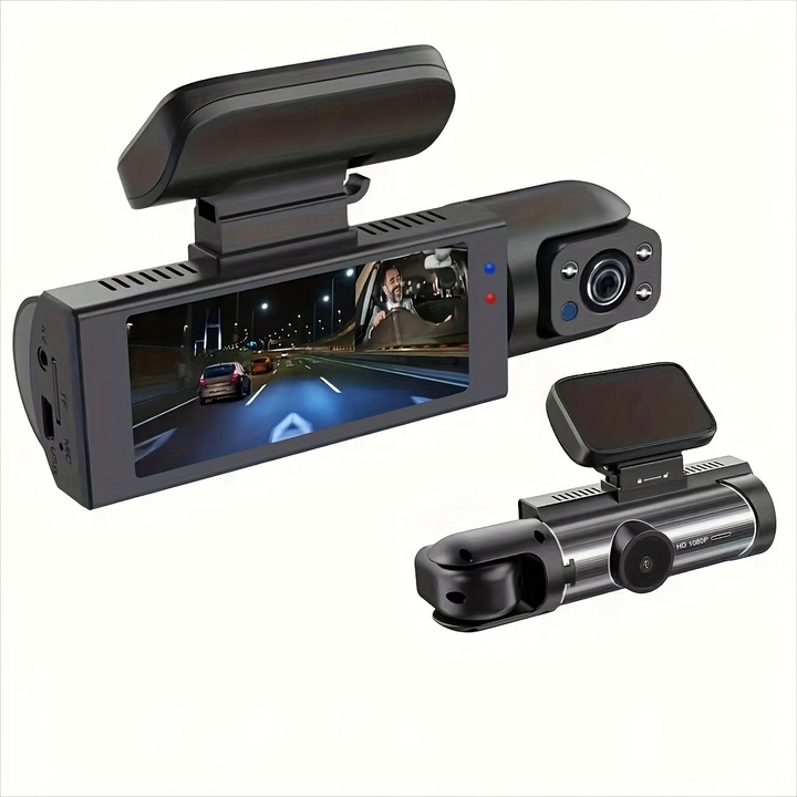 3.16inch Dash Cam 1080P HD Night Vision Loop Recording Wide Angle Car DVR