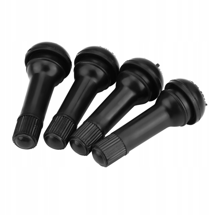4 PCS CAOUTCHOUC TR414 LOQUET ROUES AUTOMOBILE DANS TRZPIENIU SOUPAPE C0