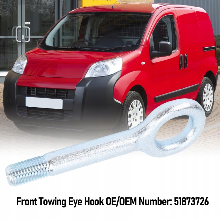 HOOK AVANT REMORQUAGE OCZU 51873726 REMPLACEMENT REMORQUES PARE-CHOCS À D4