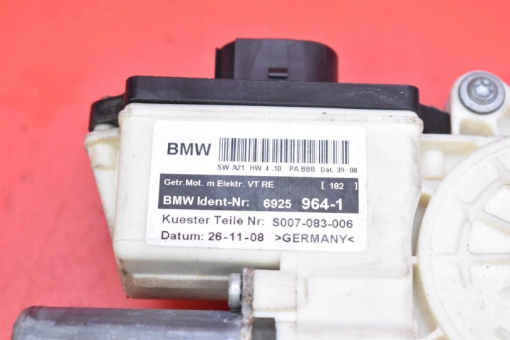 ÉLÉVATEUR VITRES DROIT AVANT EUROPE 6925964 BMW X3 E83 LIFT 06-10