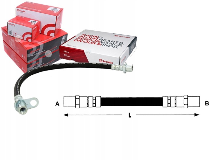 FIL DE FREIN FLEXIBLE MERCEDES 207D-310D AVANT