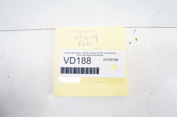 VD188 AUDI A4 B9 3.0 TDI PROTECTION COUVERCLE DISTRIBUTION 059109122T AR