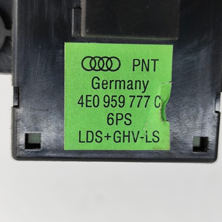 AUDI A8 S8 D3 4E 2006 DROITE CÔTÉ BOUTONS COMMANDE SIÈGES