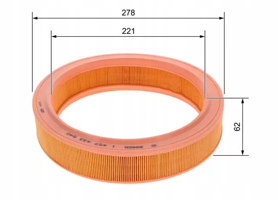 BOSCH FILTRE D'AIR VW 1.0-1.8 photo 5 - milautoparts-fr.ukrlive.com