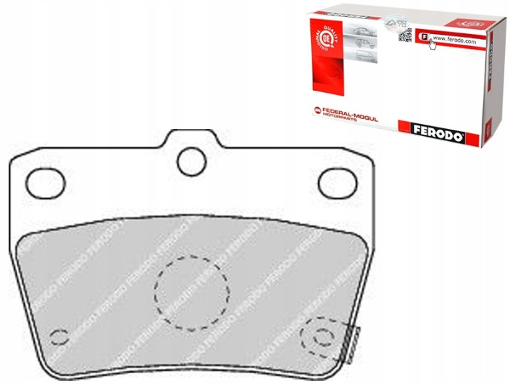 FERODO PLAQUETTES FREIN FDB1531