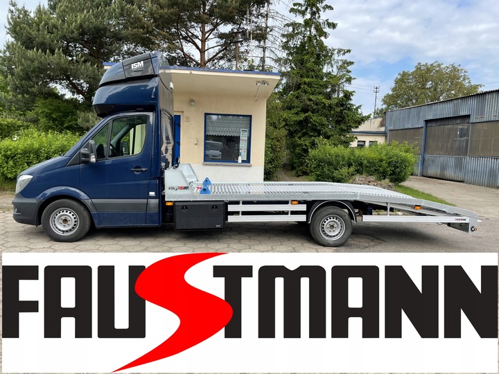 FAUSTMANN AUTO CAR TRAILER AID ROAD STAL-ALU GALVANIZED 