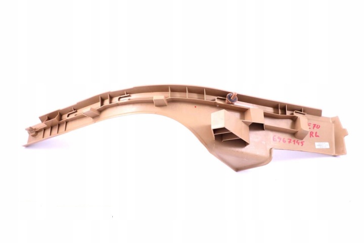 BMW X5 E70 MOULURE SEUIL ARRIÈRE GAUCHE BEIGE
