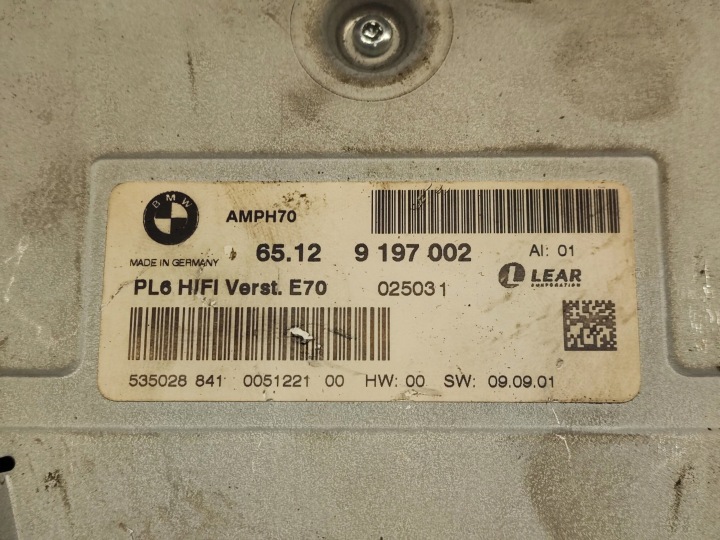 BMW X5 E70 AMPLIFICATEUR 9197002 2010