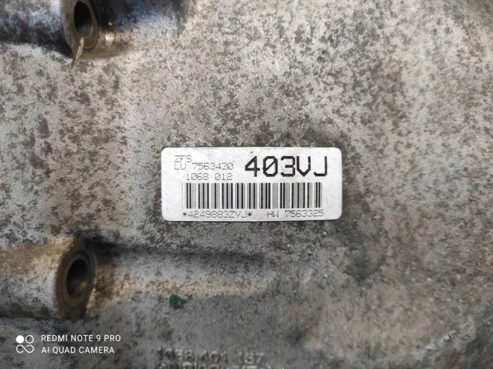 BOÎTE DE VITESSES AUTOMATIQUE 7563430 6HP-26 403VJ BMW 5 E60 E61 3.0 DIESEL